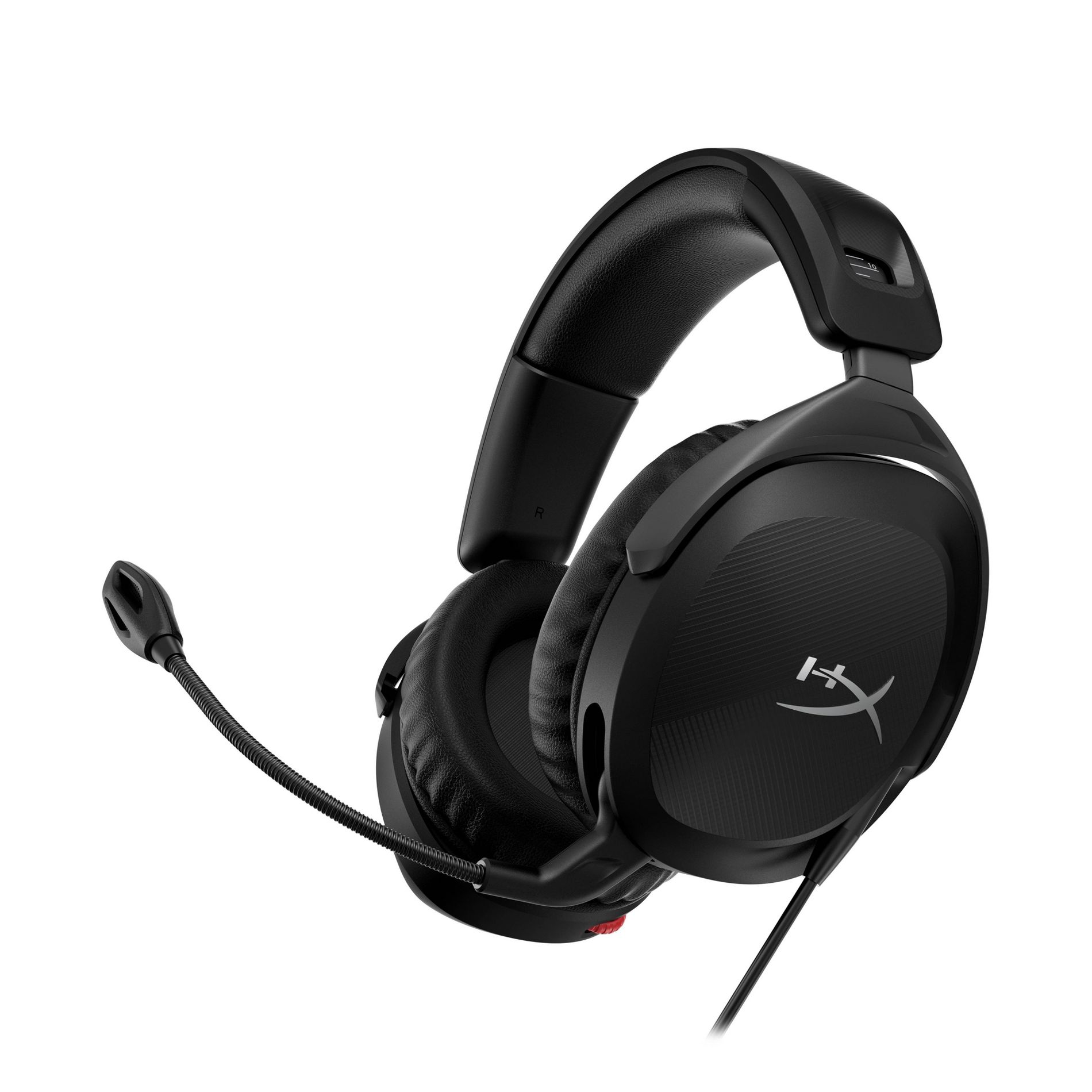 HyperX Stinger 2 Wired Gaming Headset for Xbox Series X|S/Xbox One/PlayStation 4/5/Nintendo Switch/PC - Black: Leatherette Ear Cushions, 3.5mm Jack