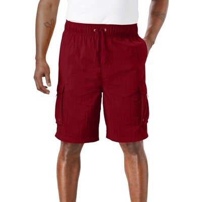 KingSize Men's Big & Tall 8" Cargo Swim Trunks
