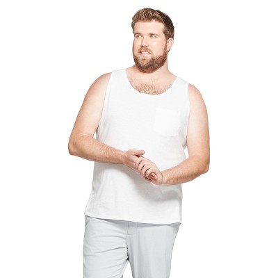 Men's Regular Fit Tank Top - Goodfellow & Co™ True White L