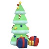 vidaXL Inflatable Christmas Tree Colorful - 4 of 4