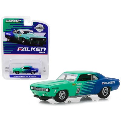 1969 Chevrolet Camaro #88 "Falken Tires" "Hobby Exclusive" 1/64 Diecast Model Car by Greenlight