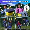 Sportspower Royal Fun Metal 2 Standing Swing with 2 Kids' Roman Glider Swing - 3 of 4