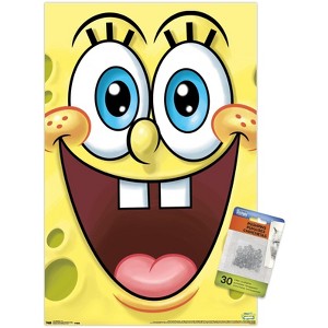 Trends International Nickelodeon Spongebob - Face Unframed Wall Poster Prints - 1 of 4