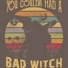 Women's Design By Humans Halloween Funny You Coulda Had Bad Witch By Ering Racerback Tank Top - 2 of 3