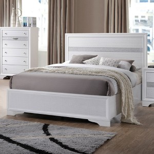 Twin Size Platform Bed with Headboard for Bedroom - 1 of 4