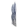 Nola Aesthetic Metal Leaves Wall Art Blue - StyleCraft: Iron Construction, Contemporary Botanical Decor, Includes Mounting Hardware - 2 of 4