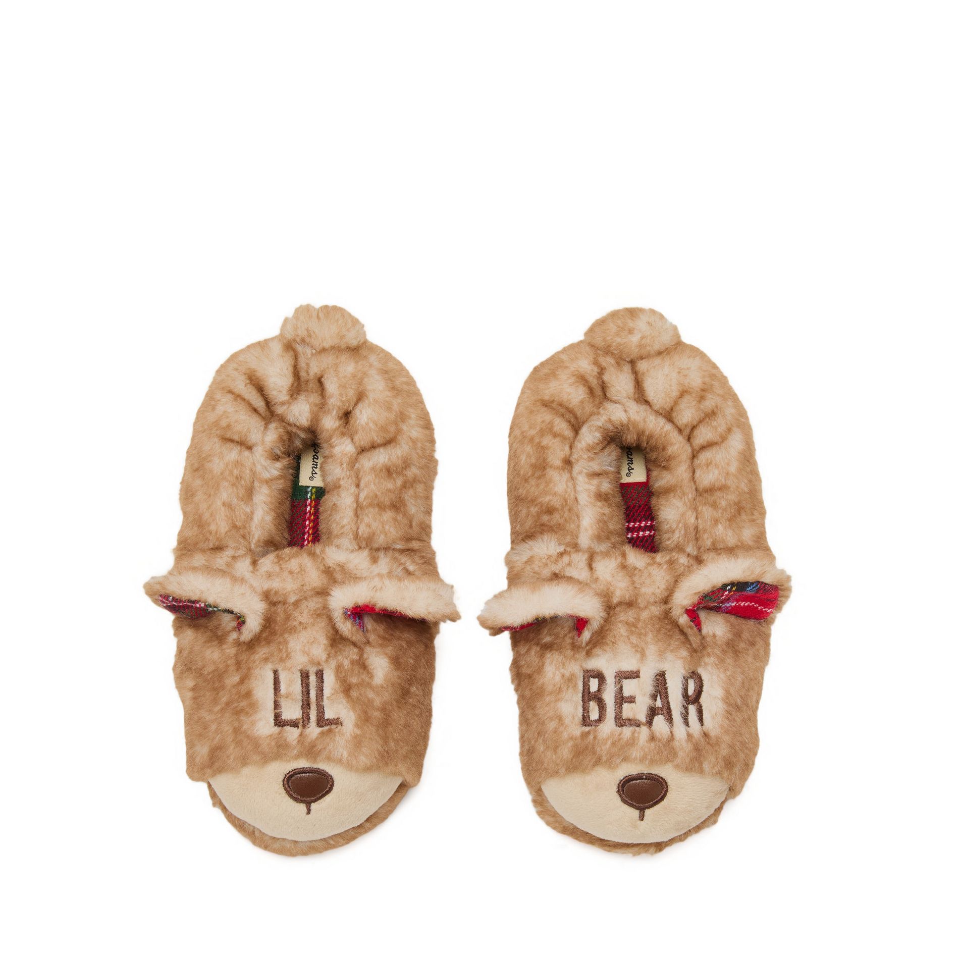 Dearfoams Kids Lil Bear Closed Back Slipper