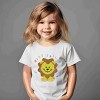 The Juniper Shop Mini Smiley Lion Paws Toddler Short Sleeve Tee - 3 of 4