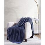 Kate Aurora University Living® Ultra Soft & Plush Oversized "The Scholar" Cable Knit Cotton Accent Throw Blanket