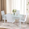 BestMassage Dining Table Set Modern 5-Piece Dining Room Table and Chairs - 2 of 4