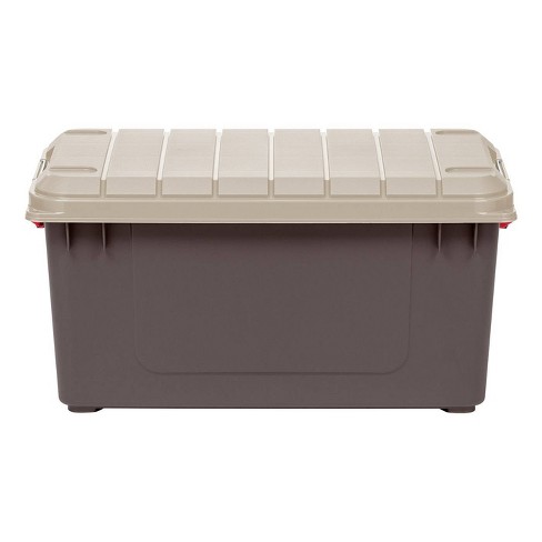 IRIS 13qt Heavy Duty Plastic Storage Bin with Durable Lid