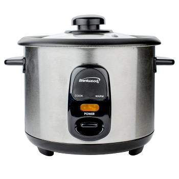 Brentwood 10 Cup Rice Cooker/Non-Stick with Steamer