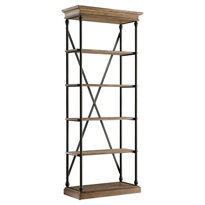 55 4 Section Narrow Bookshelf Espresso - Winsome