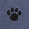 Bone Dry Embroidered Paw Pet Towel - Stonewash Blue - 2 of 4