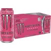 Monster Energy Ultra Rosa, Sugar Free Energy Drink, 16 Ounce (Pack of 15) - 2 of 4