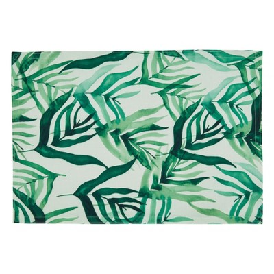 Saro Lifestyle Rainforest Placemat (Set of 4 pcs), Green