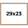 PosterPalooza | Photo Size Deco Brown Picture Frame - UV Acrylic, Foam Board Backing, Hanging Hardware - 2 of 4