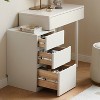 GDFStudio Soren Modern Wooden Vanity Table with 4 Drawers and Stool - 2 of 4