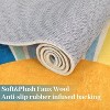 Coucheta Area Rug Machine Washable Non-Slip Modern Minimalist Accent Carpet for Living Room Bedroom Entryway,Multi-Color & Size - 4 of 4