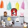 Big Dot of Happiness Farm Animals - Barnyard Baby Shower or Birthday Party Centerpiece Table Decorations - Tabletop Standups - 7 Pieces - 3 of 4