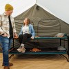 Disc-O-Bed Extra Large Outdoor Convertible 2 Person Bench and Double Camping Cot Portable Bed for Adults, Green - 4 of 4