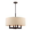 Livex Lighting Cresthaven 4 - Light Chandelier in  Bronze/Antique Brass - 2 of 4