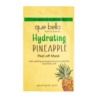 Que Bella Hydrating Pineapple Peel Off Mask - 0.35oz