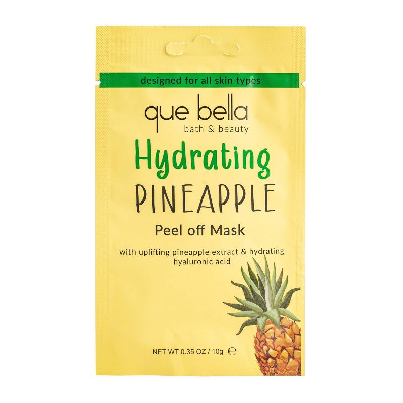 Que Bella Hydrating Pineapple Peel Off Mask - 0.35oz, 1 of 14