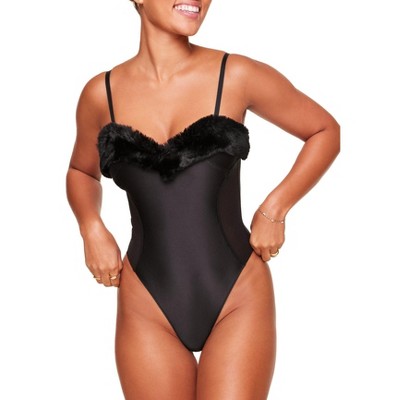 Adore Me Women's Felina Bodysuit Lingerie Xl / Jet Black. : Target