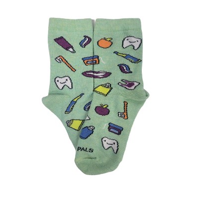 Brush your Teeth Socks for Kids - Small (Ages 3-5) from the Sock Panda