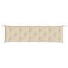 vidaXL Bench Cushion Outdoor Water Repellent Bench Cushion Pad Oxford Fabric - Beige 70.9" x 19.7" x 2.8" - 4 of 4
