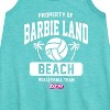 Girls' - Barbie - Property of Barbie Land Beach Volleyball Team Graphic Sleeveless Aline Dress - 2 of 3