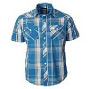 Gioberti Boy's Casual Western Plaid Long Sleeve Pearl Snaps Shirt - 2 of 3