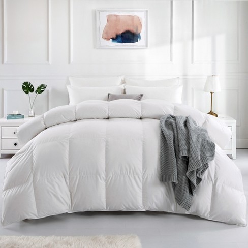 Cuddledown 700 Fill Power Sateen White Goose Down Comforter