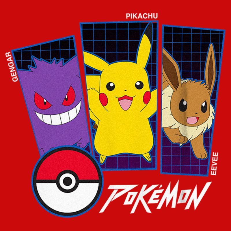 Boy's Pokemon Classic Trio T-Shirt, 2 of 5