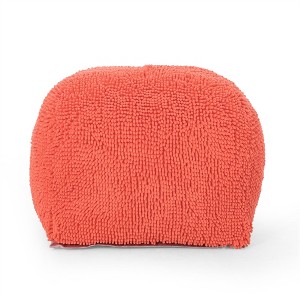 OUTSUPPLY Bean Bag Seats, Plush Microfiber Square Ottoman, Stylish Accent Seat - 1 of 4