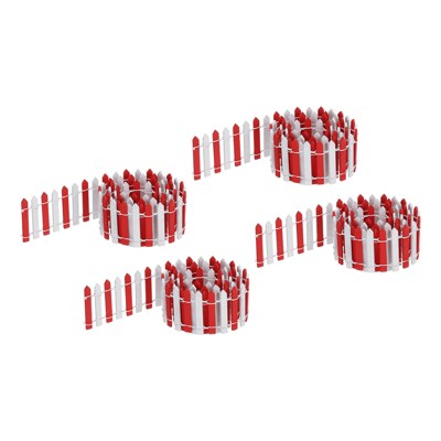 Unique Bargains Dollhouse Home DIY Crafts Wooden Decorative Miniature Ornament Garden Fence