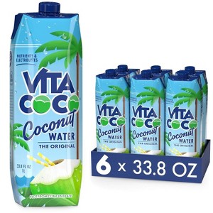 Vita Coco Coconut Water Original, 33.8 Fl Oz (Pack of 6) - 1 of 4