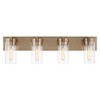 Nuvo Lighting Intersection 4 - Light Vanity in  Burnished Brass - 4 of 4