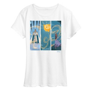 Women's - Disney - Character Panels King, Star, & Asha Short Sleeve Graphic T-Shirt - 1 of 4