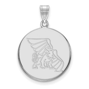 Black Bow Jewelry 14k White Gold Missouri Western State Griffons NCAA Large Pendant - 1 of 3