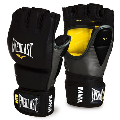 brandwond Humanistisch overhemd Everlast Pro Style Mma Flexible Synthetic Leather Grappling Mitt Work  Training Gloves With Full Wrist Wrap Strap And Everdri Technology, L/xl,  Black : Target