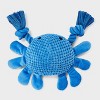 8.5" Blue Crab Dog Rope Plush Toy - Boots & Barkley™ - 3 of 4