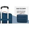 Travel Hanging Toiletry Bag for Women, with Jewelry Organizer Compartment，Blue - 2 of 4