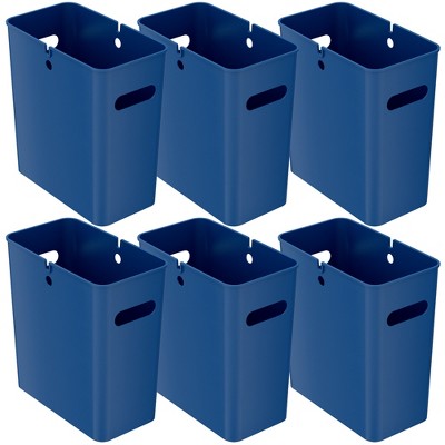 Clean Cubes 13 Gallon Disposable Sanitary Trash Cans & Recycling Bins, 6 Pack (Recycle)