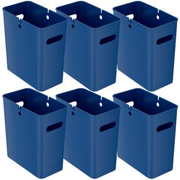 Plasticplace 32-33 Gallon Recycling Trash Bags, 1.2 Mil, Blue Garbage  Liners, 33” x 39” (100 Count)