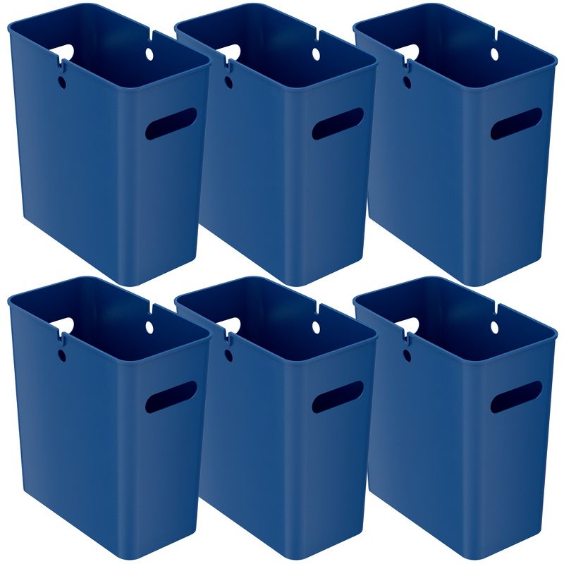 iTouchless SlimGiant Wastebasket 4.2 Gallon Blue 6-Pack, 1 of 7