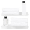Unique Bargains Clear Acrylic Floating Wall Mounted Shelves for Bathroom and Living Room - 3 of 4