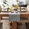 Design Imports Off-White Tonal Recycled Cotton Slubby Rib Table Runner - 4 of 4