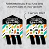 Big Dot of Happiness Still Got Class - High School Reunion Party Game Pickle Cards - Pull Tabs 3-in-a-Row - Set of 12 - 3 of 4